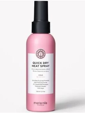 NEW Maria Nila Quick Dry Heat Spray 5.1 oz Protectant Vegan Shine Color Safe